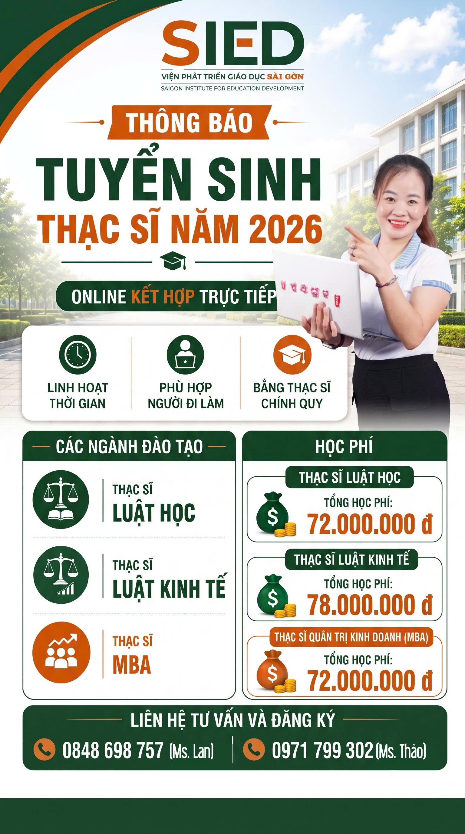 SIED - Thông tin tuyển sinh
